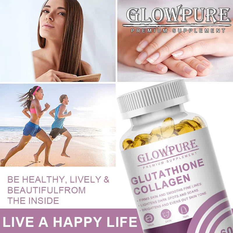 Glutathione Collagen Capsules | Antioxidant & Skin Tone Support