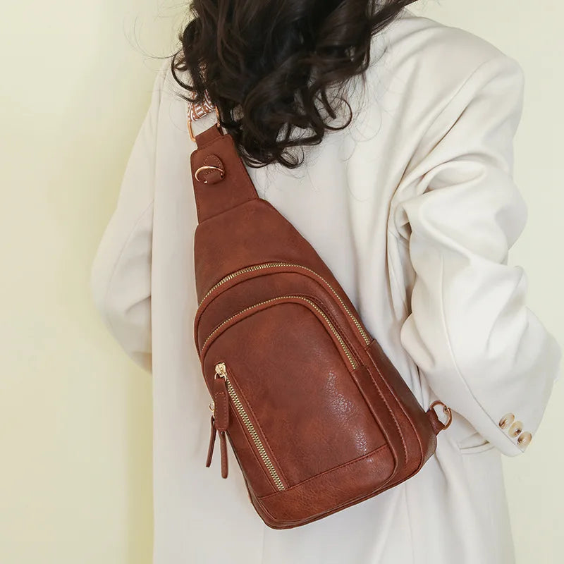 Large Capacity PU Women's Crossbody Bag | Stylish and Versatile