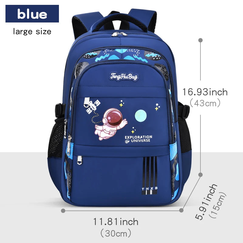 Waterproof Astronaut-Inspired Schoolbag for Boys | Ages 6-12