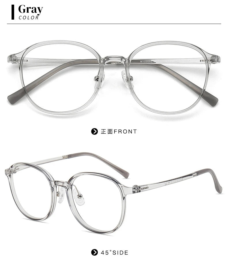 Anti Blue Light Photochromic Prescription Glasses | Retro Round Frames 2026