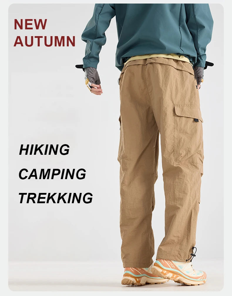 Men's Water-Repellent Hiking & Camping Pants | Breathable Cargo Trousers