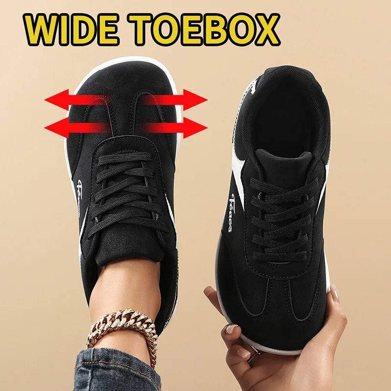 Unisex Breathable Wider Shoes | Lightweight Walking Sneakers