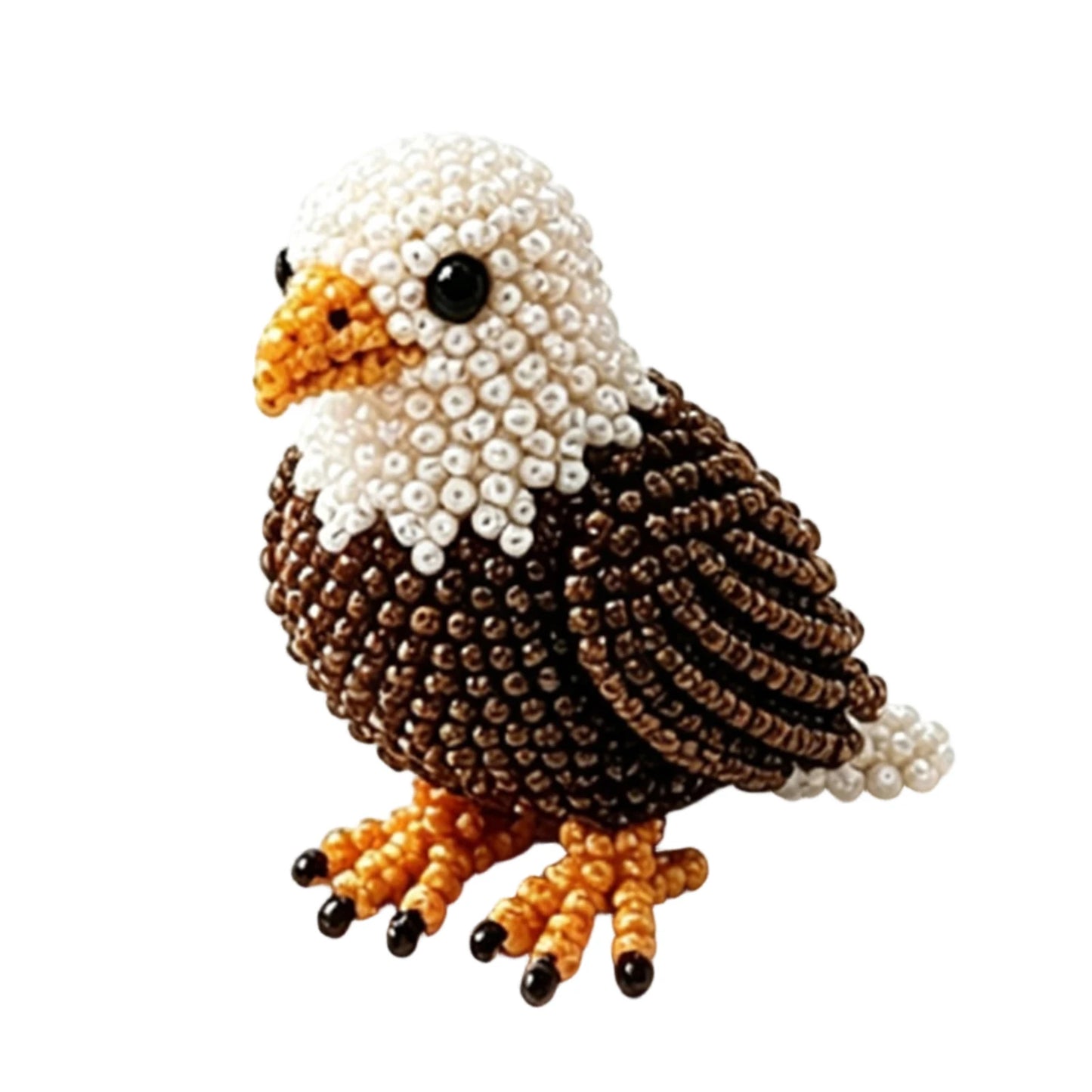 DIY 3D Animals Bead Craft Kit | Colorful Bead Embroidery Set