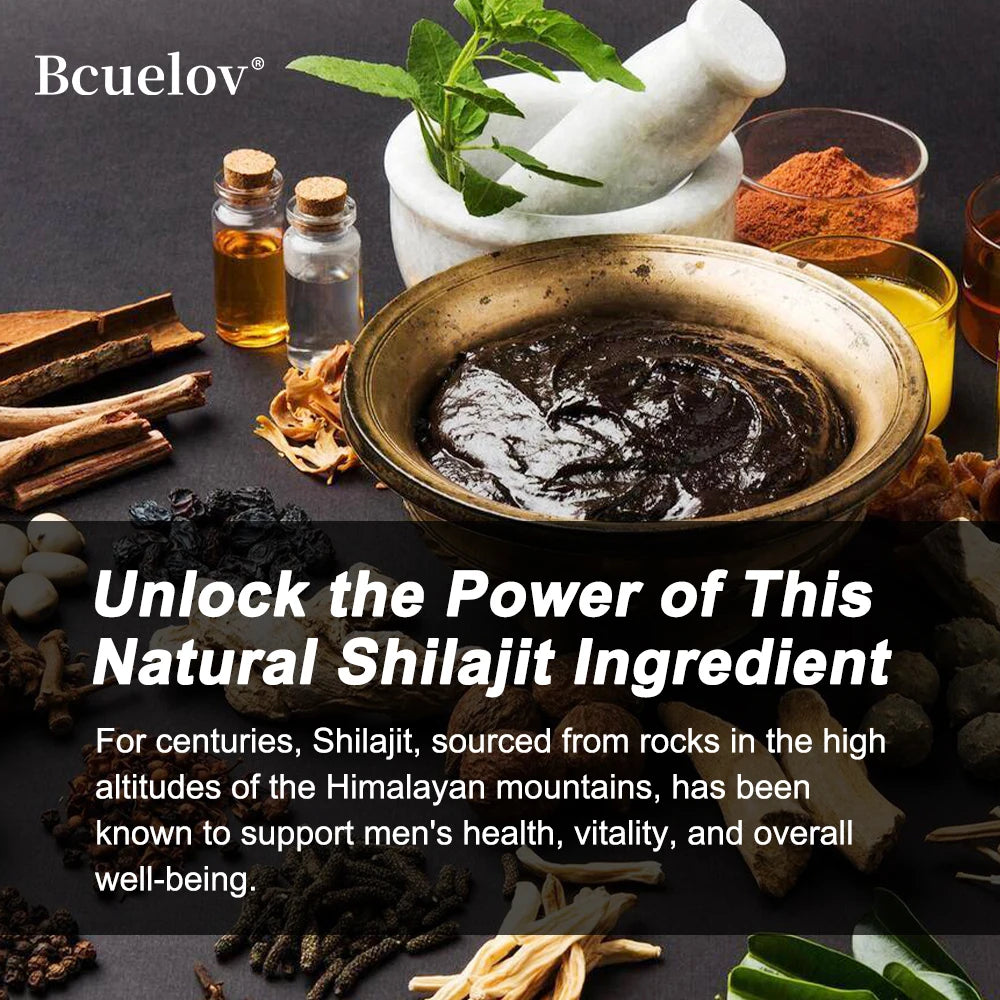 High Purity Shilajit Capsules | Boost Energy & Resist Stress