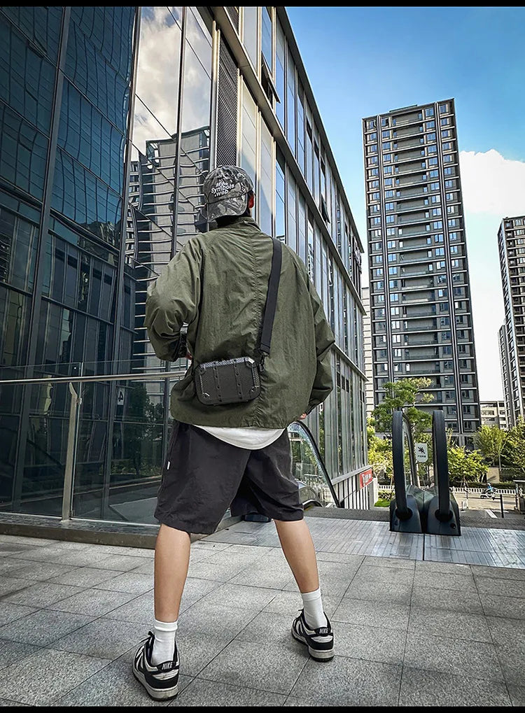 Luxury Mini Messenger Bag for Men | Stylish Pu Leather Crossbody