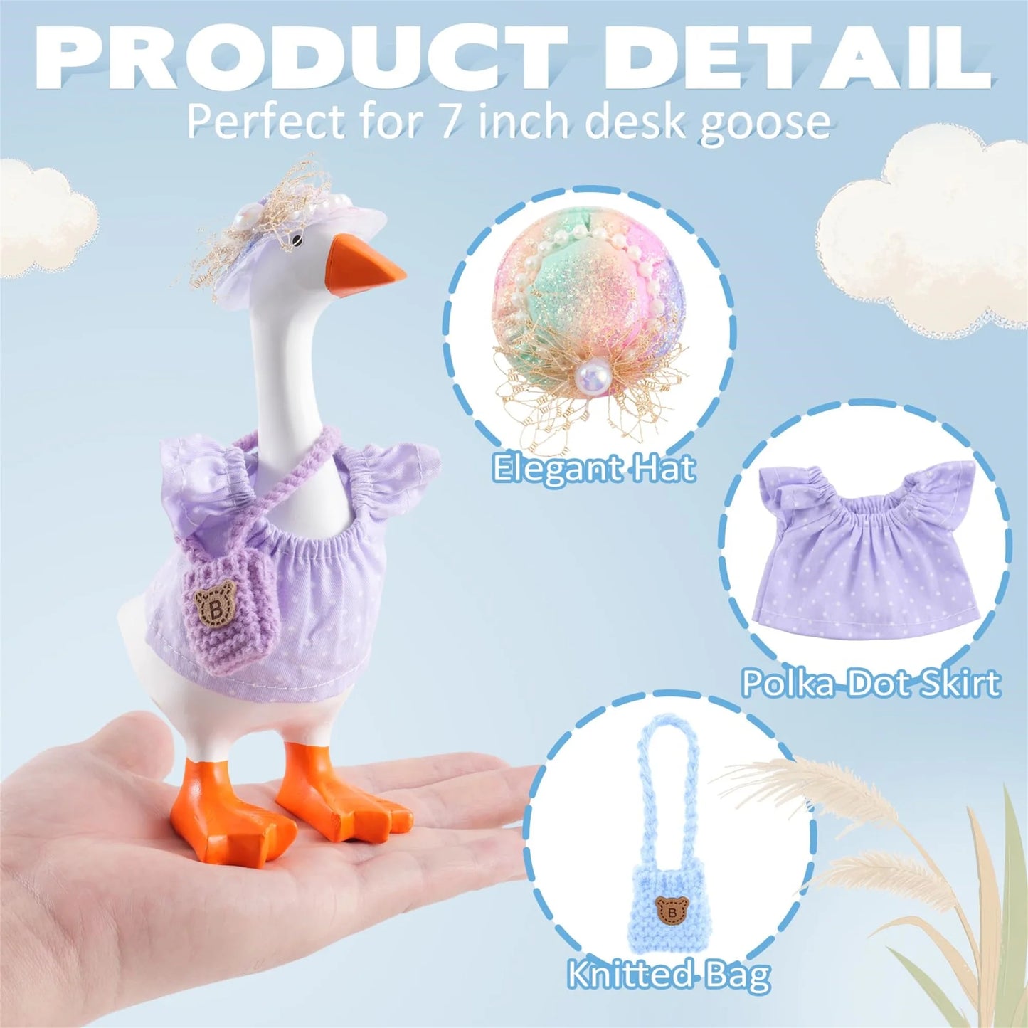 Adorable Mini Goose Wardrobe Set | Stylish Summer Attire & Accessories