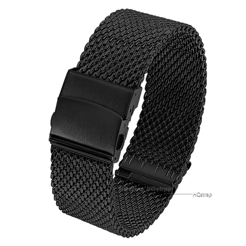 Universal Stainless Steel Milanese Watchband | Adjustable Metal Strap