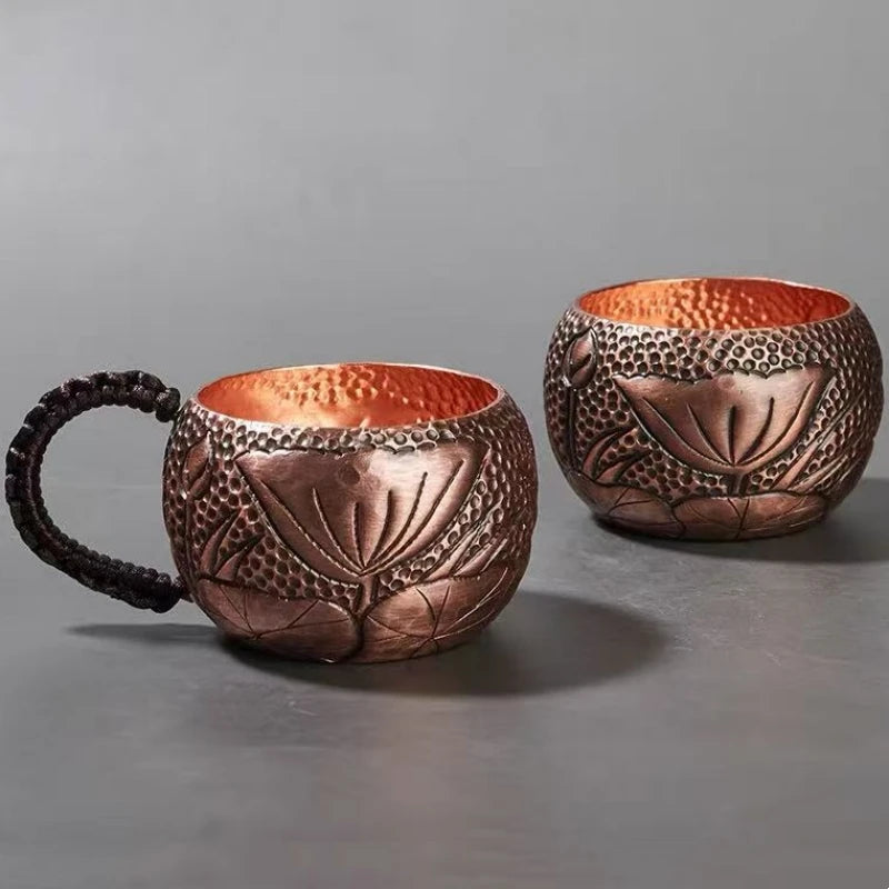 Handcrafted Pure Copper Coffee Mug | Vintage Moscow Mule Tumbler