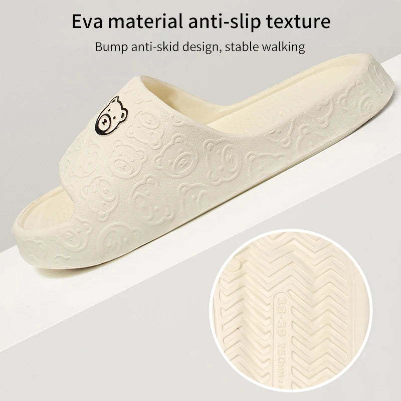 Non-Slip Women's Indoor Summer Slippers | Comfortable Bathroom Sandals