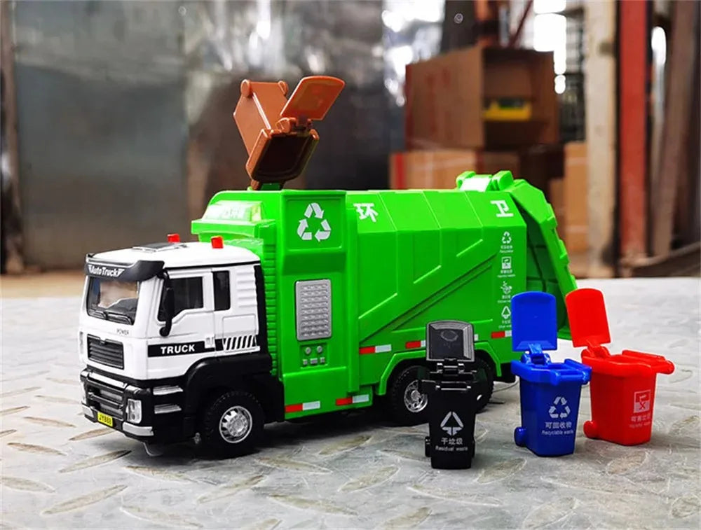 Electric Vacuum Cleaner Garbage Truck Model Toy for Kids