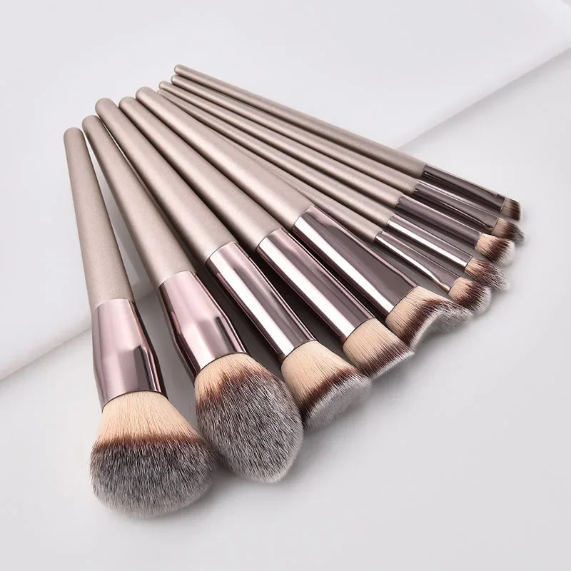 Champagne Makeup Brush for Flawless Foundation & Blending