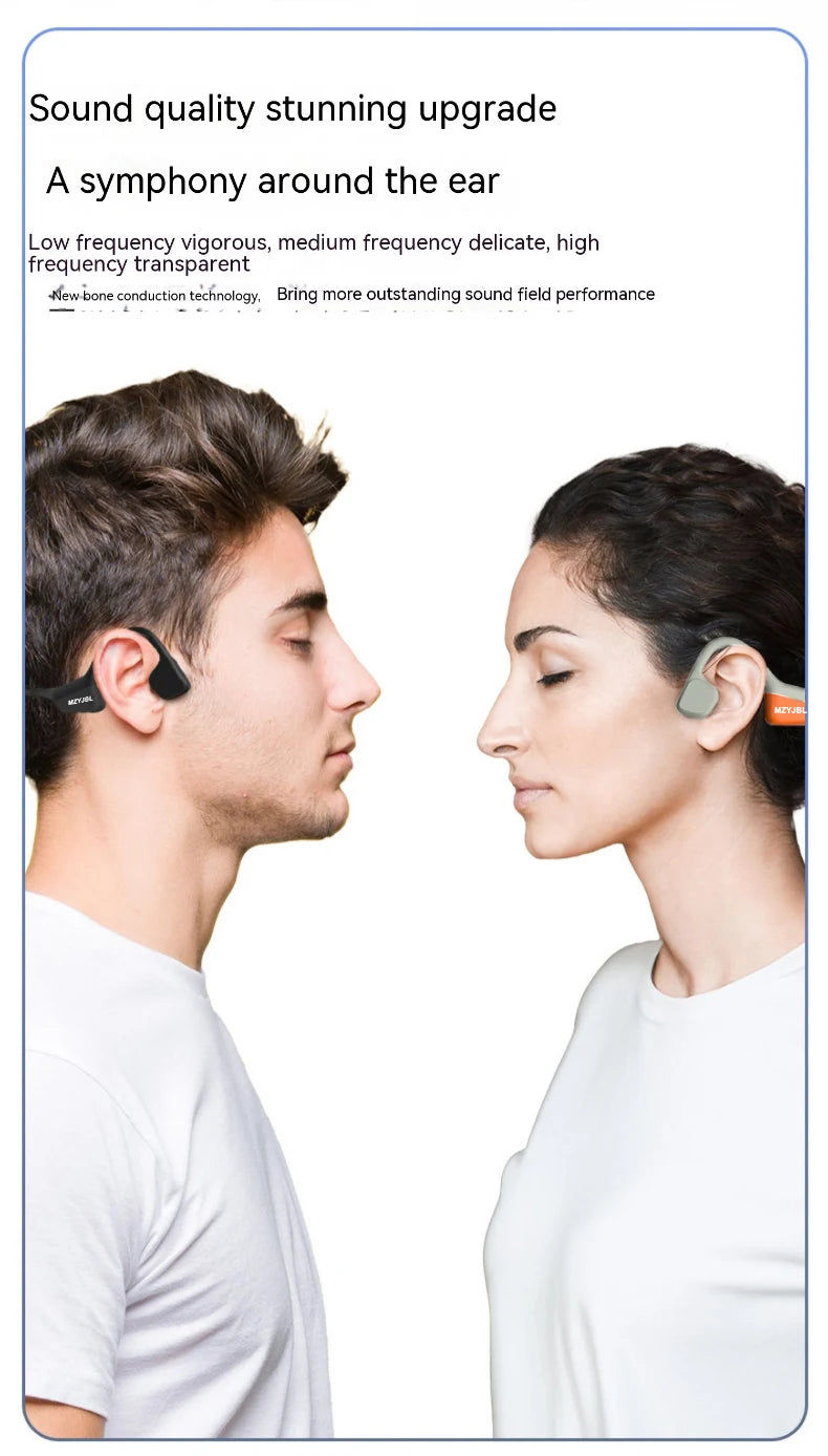 Bone Conduction Wireless Headphones | HiFi Sound Sport Earbuds