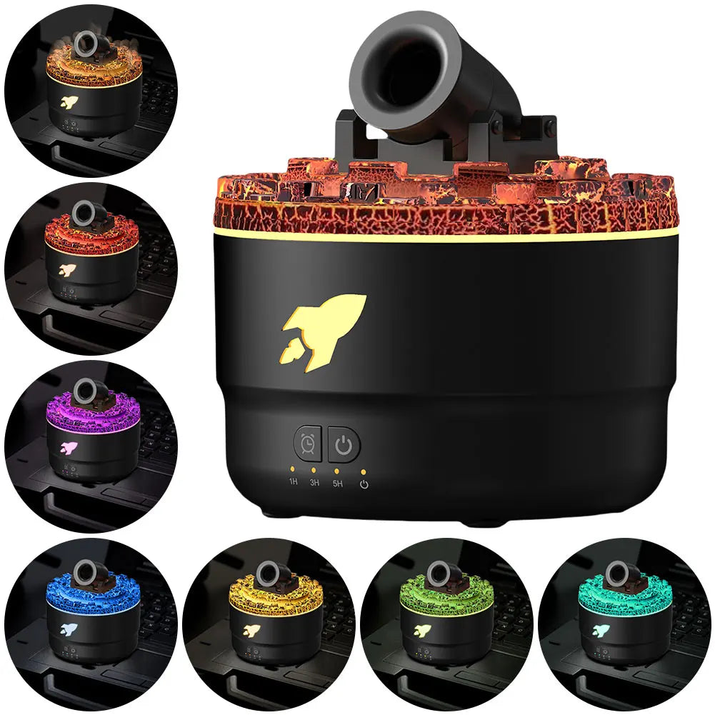 Volcanic Crack Air Humidifier & Aroma Diffuser | Relaxing Ambiance