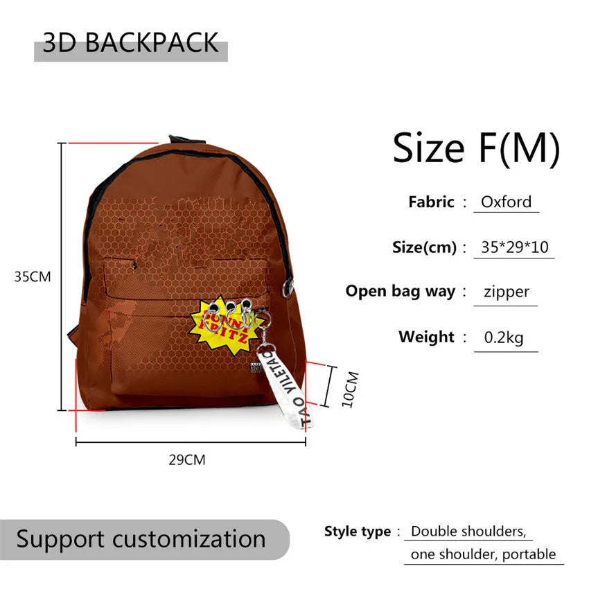 Anime Backpack Set | Stylish Accessories for Students