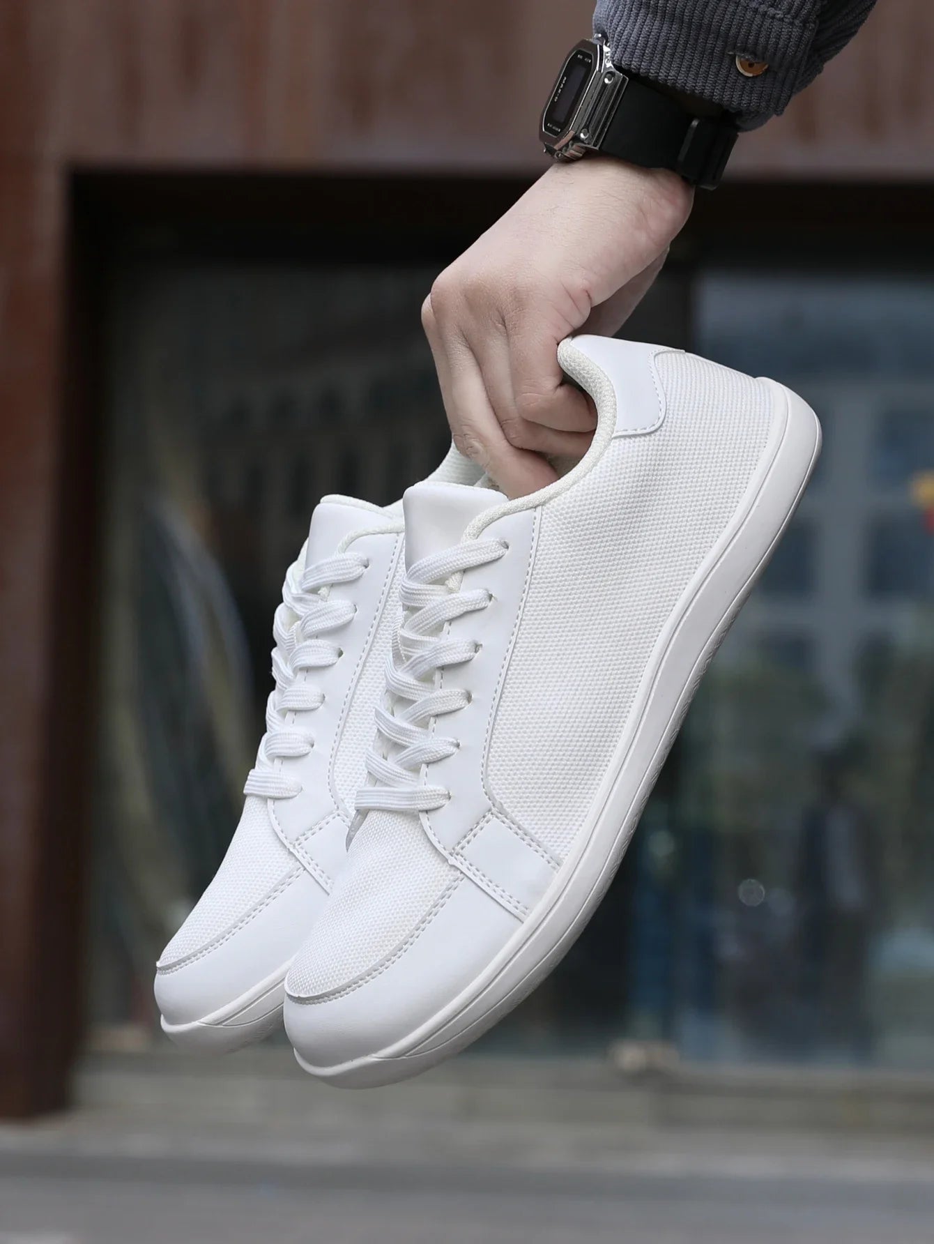 Men's Barefoot Wide Toe Box Walking Shoes Extra Width Minimalist Shoes Breathable Zero Drop Comfortable Shoes Fashion Sneakers