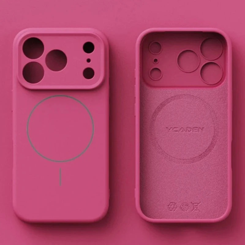 Magnetic Liquid Silicone Phone Case | Soft & Durable Protection