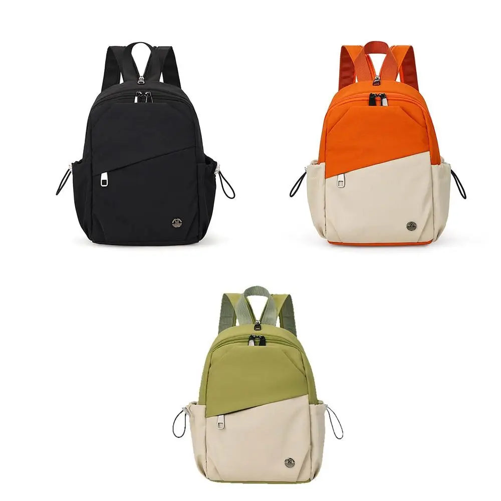 High-Capacity Women's Nylon Backpack | Lightweight Casual Schoolbag