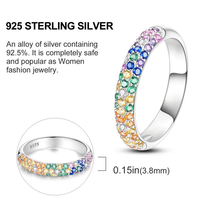 High-Quality 925 Sterling Silver Infinite Love Ring for Women