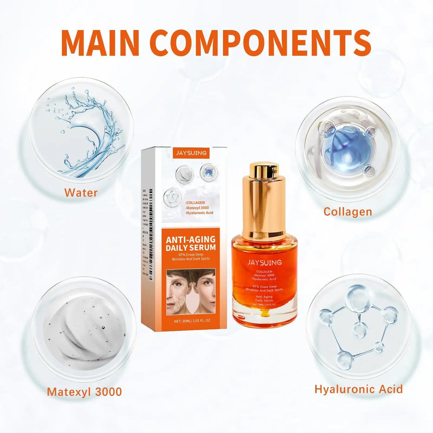 Collagen Anti-Aging Face Serum | Firming & Brightening Solution