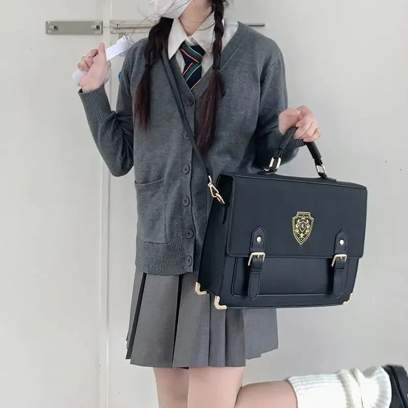 Elegant Solid Crossbody Backpack for Teenage Girls | Chic PU Rucksack
