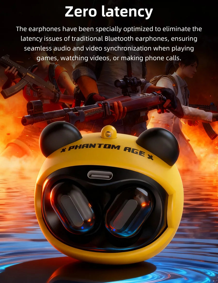 Wireless Bluetooth Headphones with ANC & Charging Case