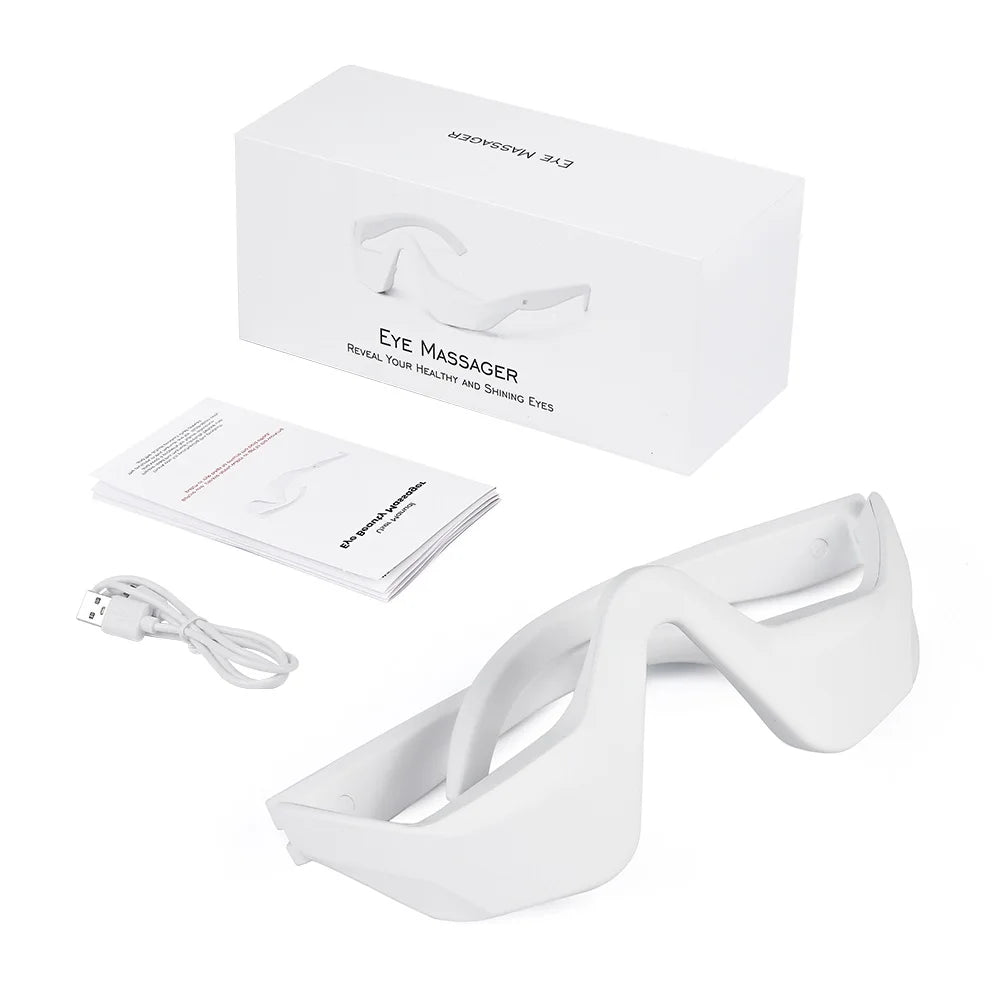 Eye Fatigue Relief Massager Glasses | Soothing Under-Eye Treatment
