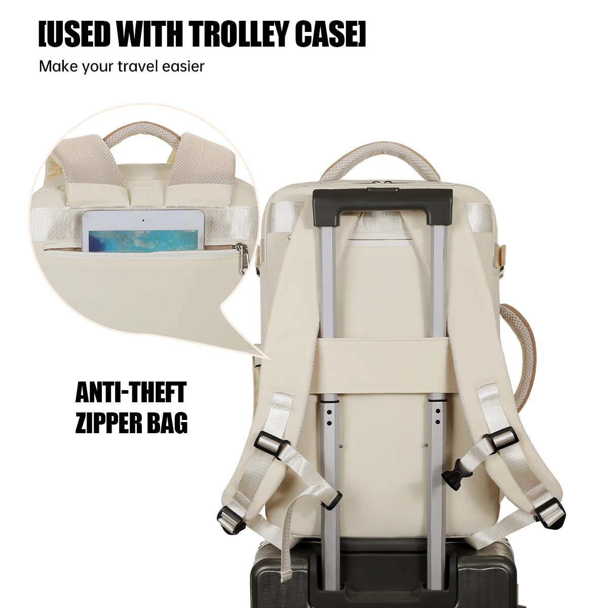 Large Capacity Versatile Backpack for Business & Travel