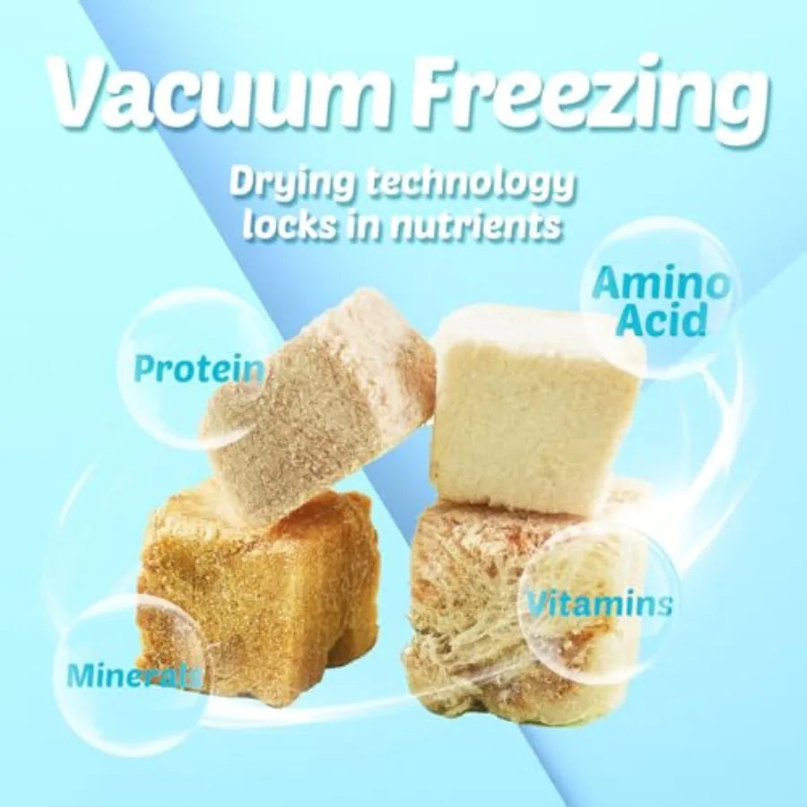 Natural Freeze-Dried Meat Snacks for Cats and Dogs | 4 in 1 Treats