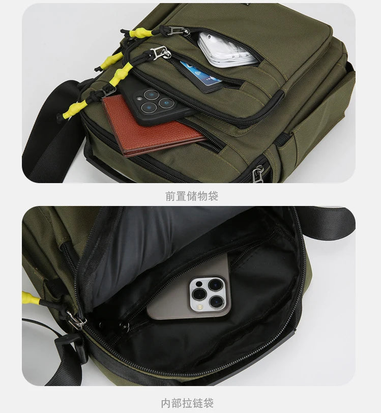 Bandolera de viaje multifuncional para hombre | Elegante y duradera