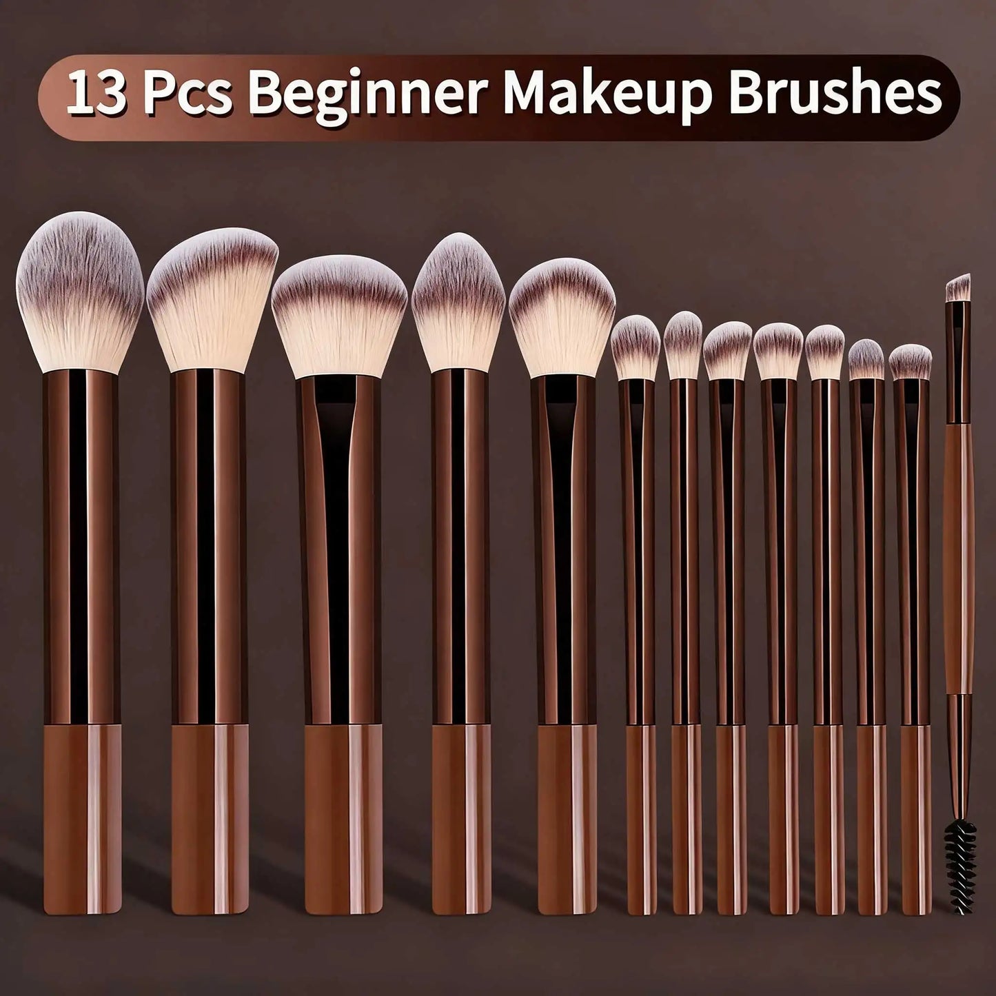 Professional 13-Piece Makeup Brush Set | Perfect for Flawless Application