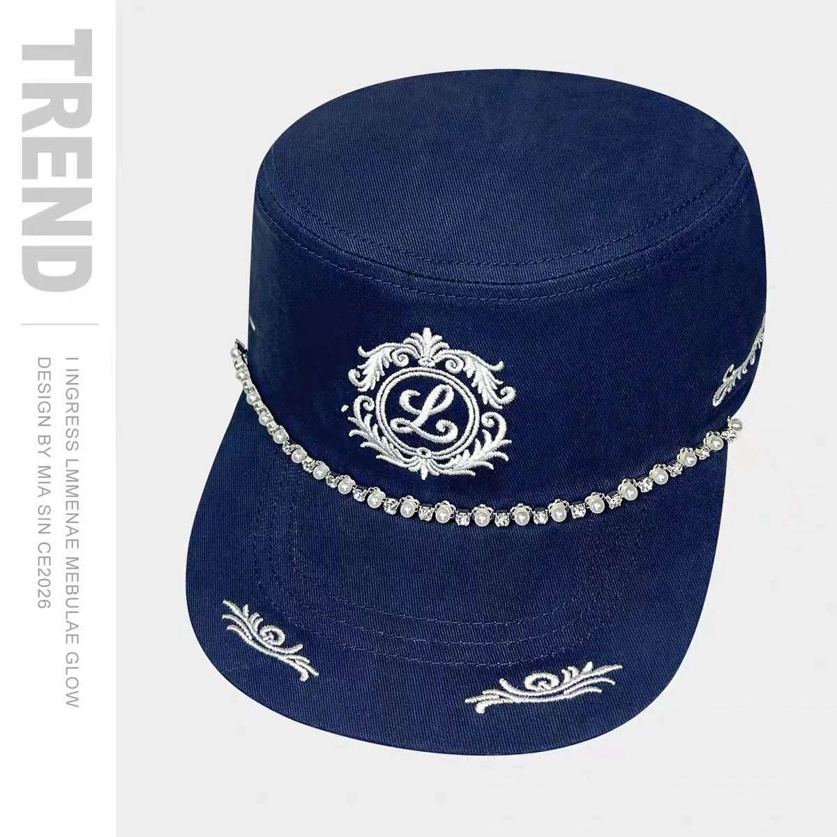 Retro Embroidered Duckbill Caps | Casual Leopard Print Baseball Hat