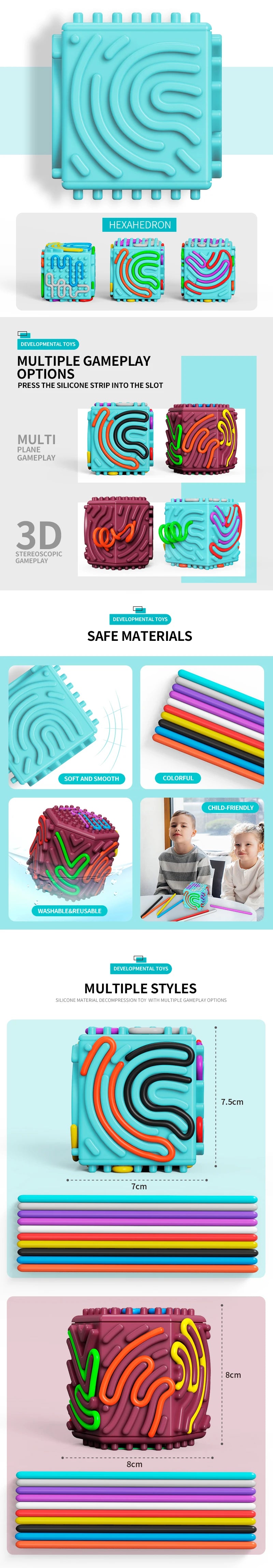 Multi-Faceted Sensory Activity Board for Kids | Motor Skills Toy