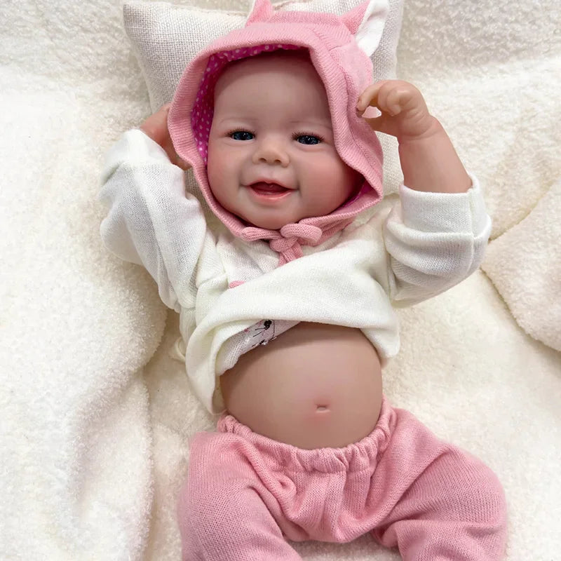 48CM Newborn Full Vinyl Body Doll | Realistic Collectible Art Doll