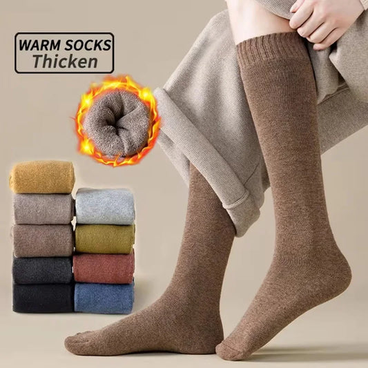 Women's Thick Thermal Knee High Socks | Cozy Winter Stockings