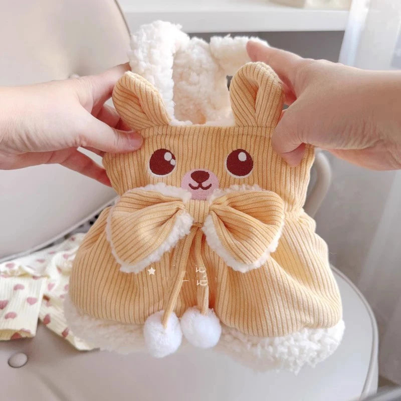 Stylish Corduroy Dog Dresses | Cozy Winter Costumes for Pets