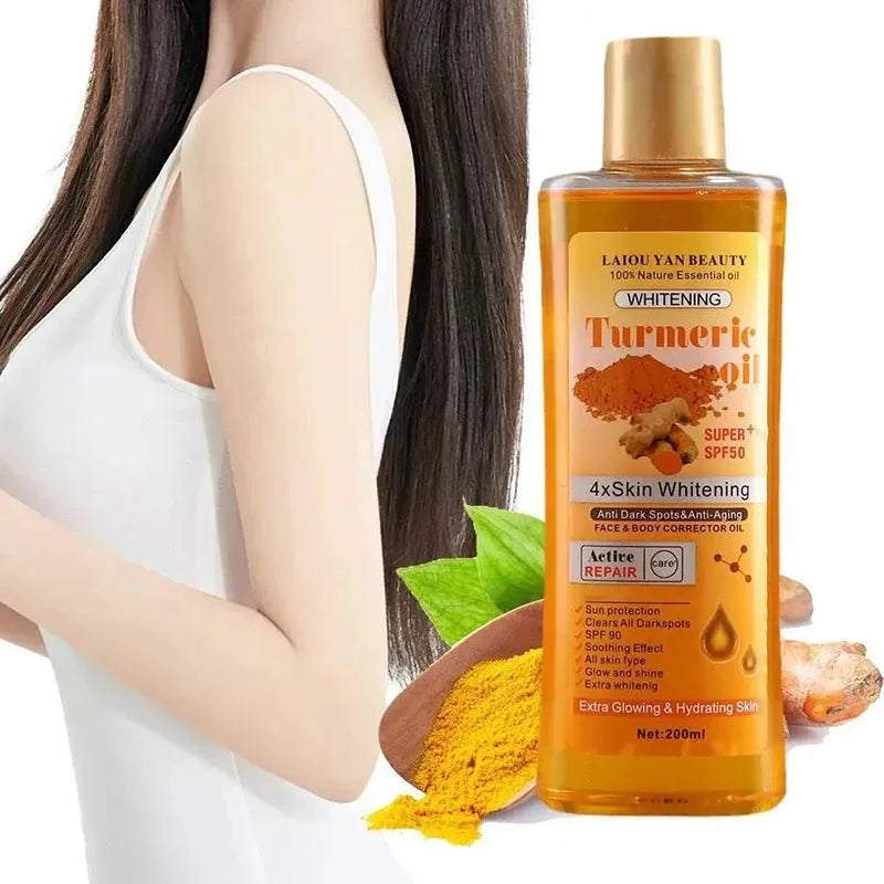 200ml Turmeric Essential Oil Moisturizer | Deep Hydration Face Serum