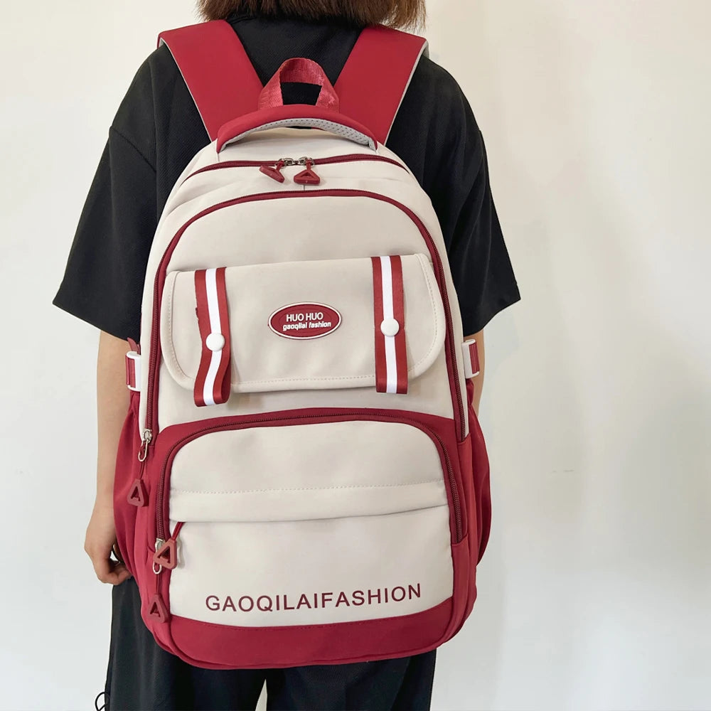 Original Computer Backpack, Thick and Large Capacity, College Style, Suitable for College Students Commuting, Outdoor Portable Backpack