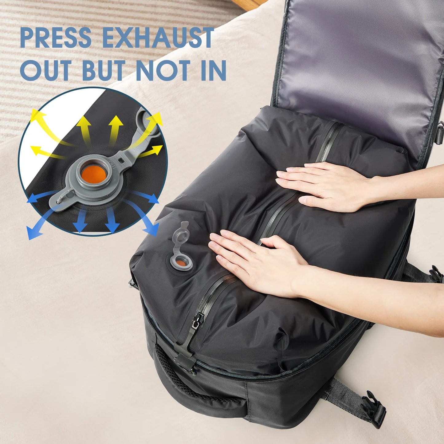 Large Capacity Backpack | Versatile Expandable School Bag