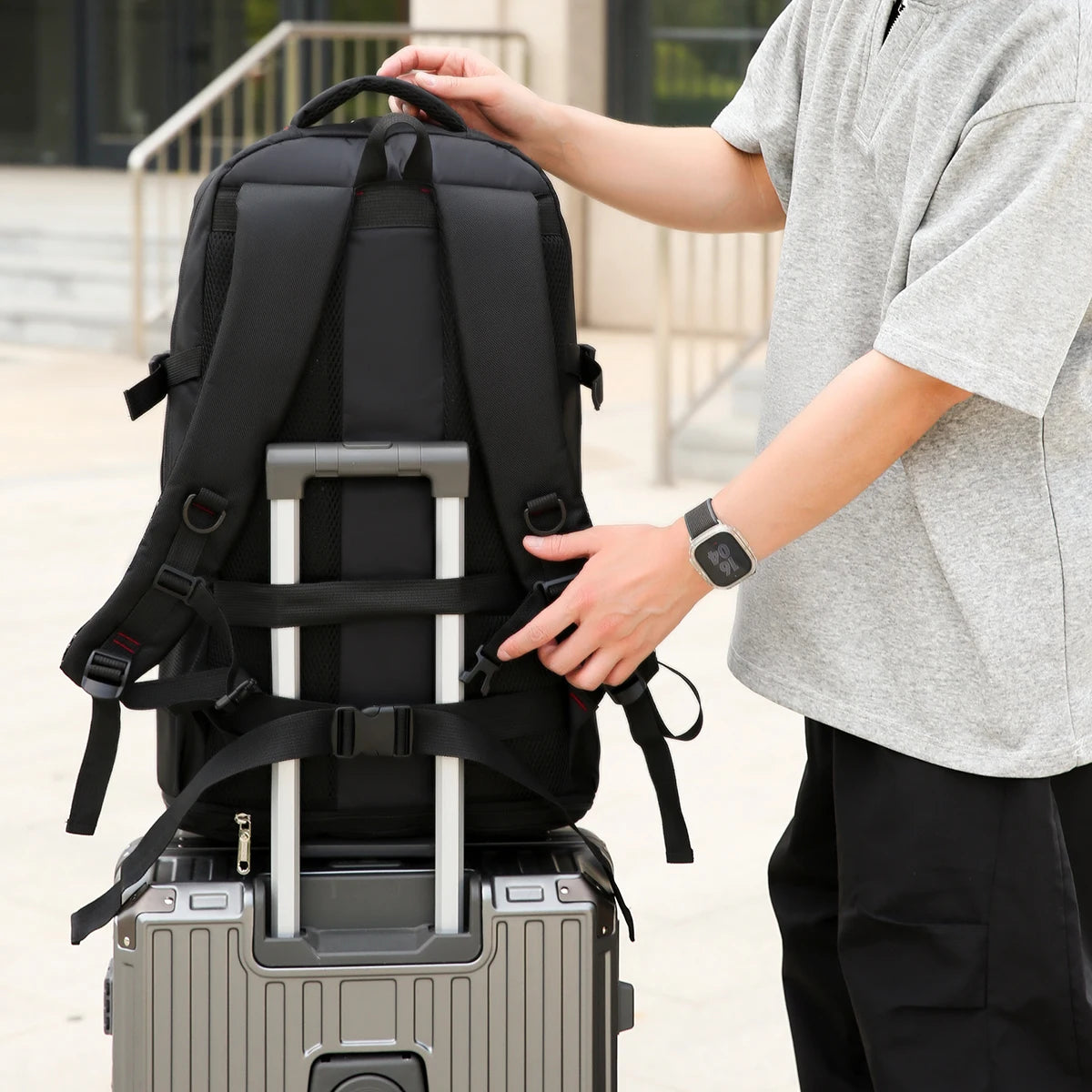 90-Liter Large Capacity Backpack for Travel & Camping Adventures