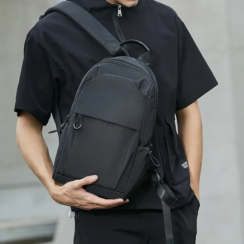 Stylish Small Men's Backpack for School & Outdoor Adventures