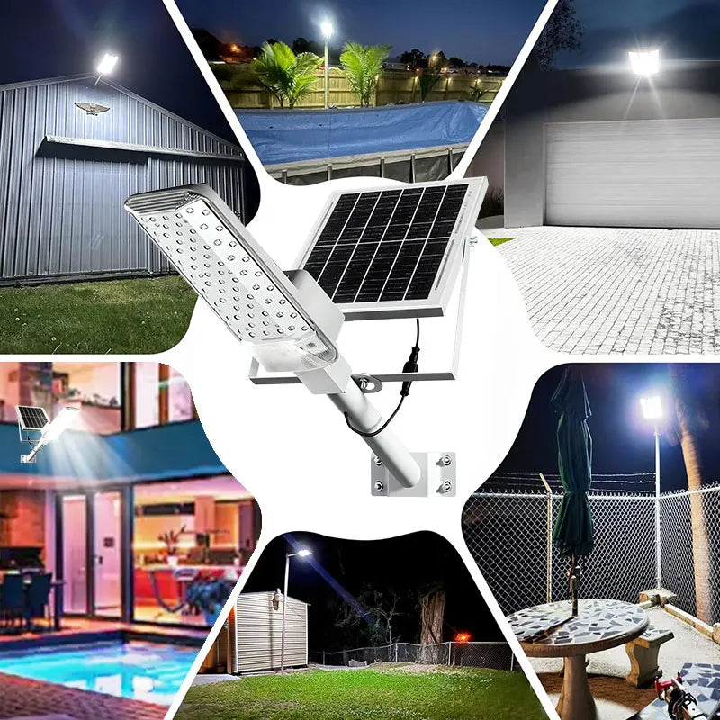 IP68 Waterproof Solar Street Lamp | 8000LM Brightness & Wide Angle