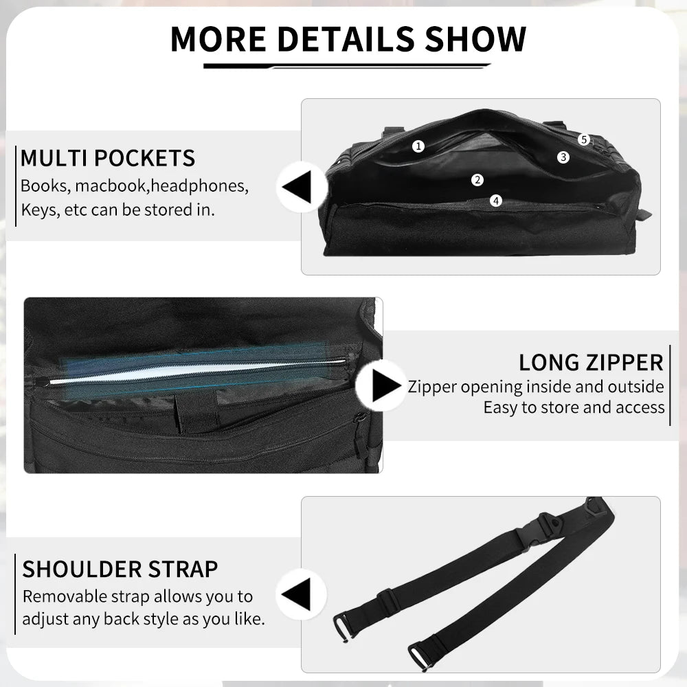 Elegante bandolera para exteriores | Bolsos cruzados versátiles