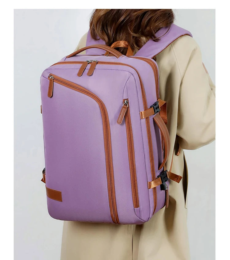 Unisex Simple Business Computer Backpack | Large-Capacity Travel Bag