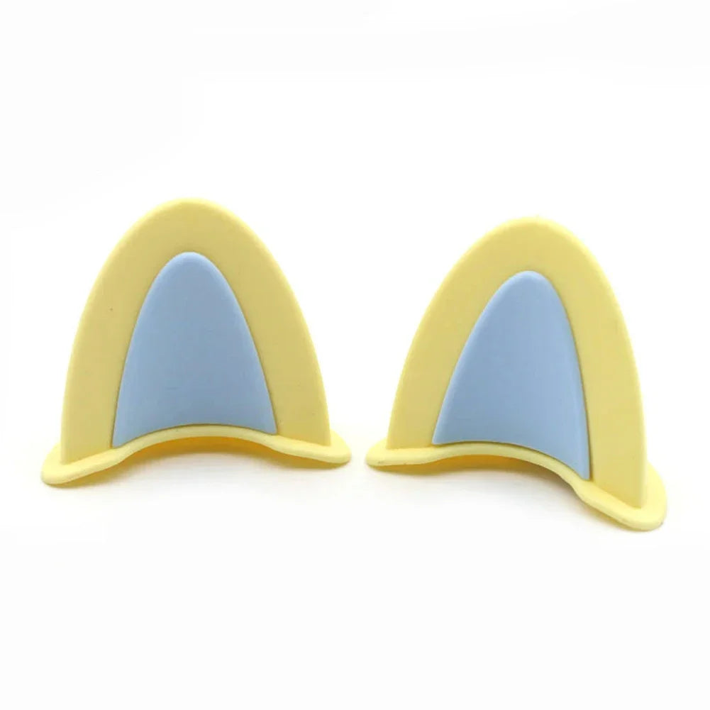 Cute Cat Ears Motorcycle Helmet Decorations | Fun Helmet Accessories