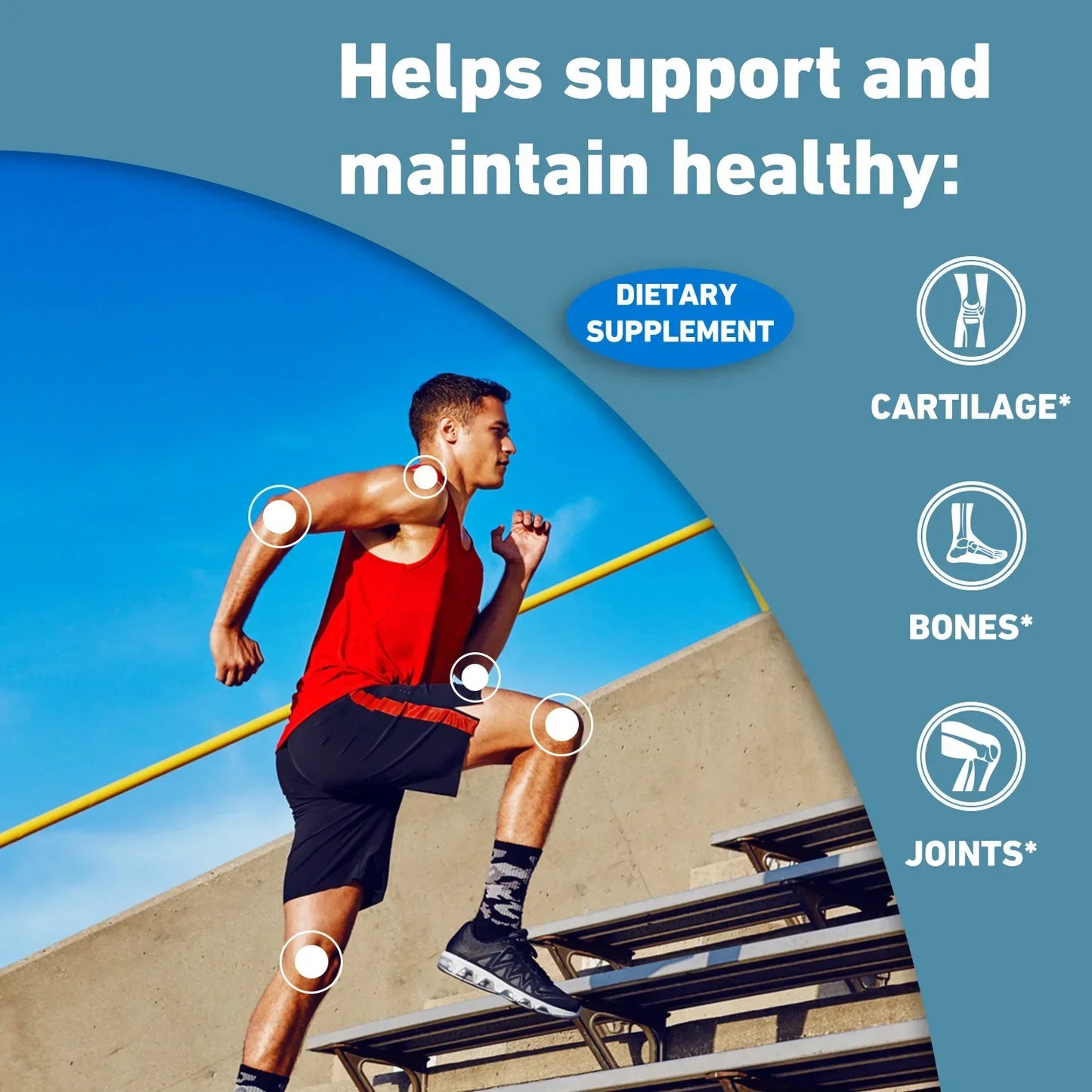MSM + Vitamin D3 with Glucosamine - Joint Support Supplement