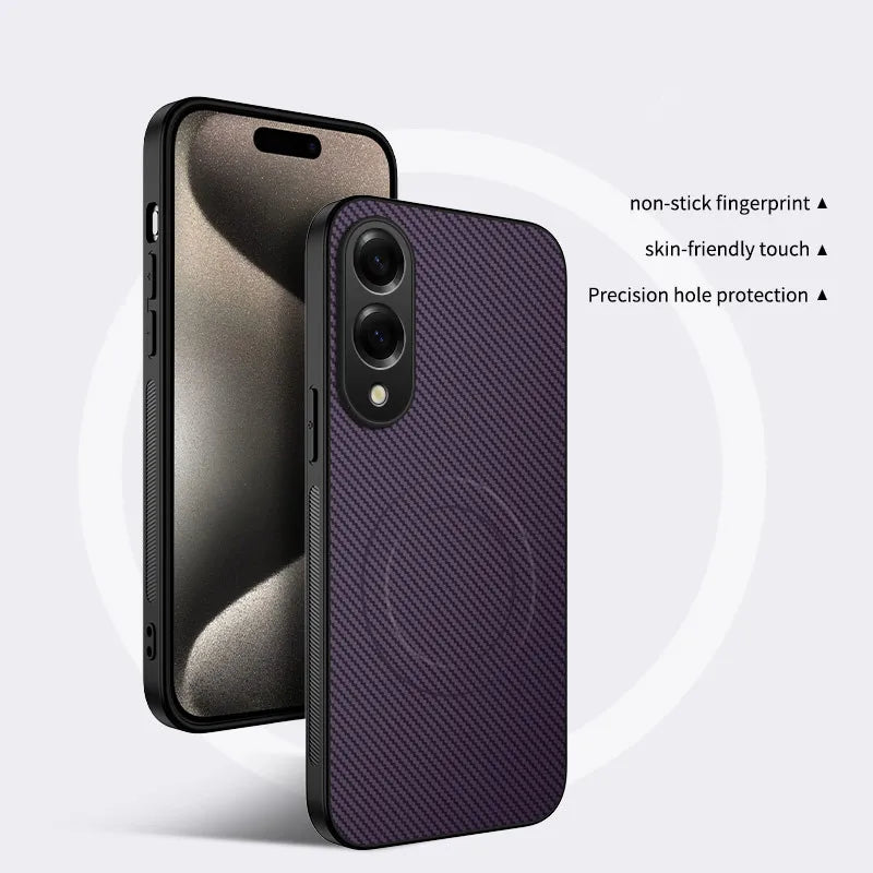 Funda de lujo magnética y antigolpes para teléfono | Protección elegante