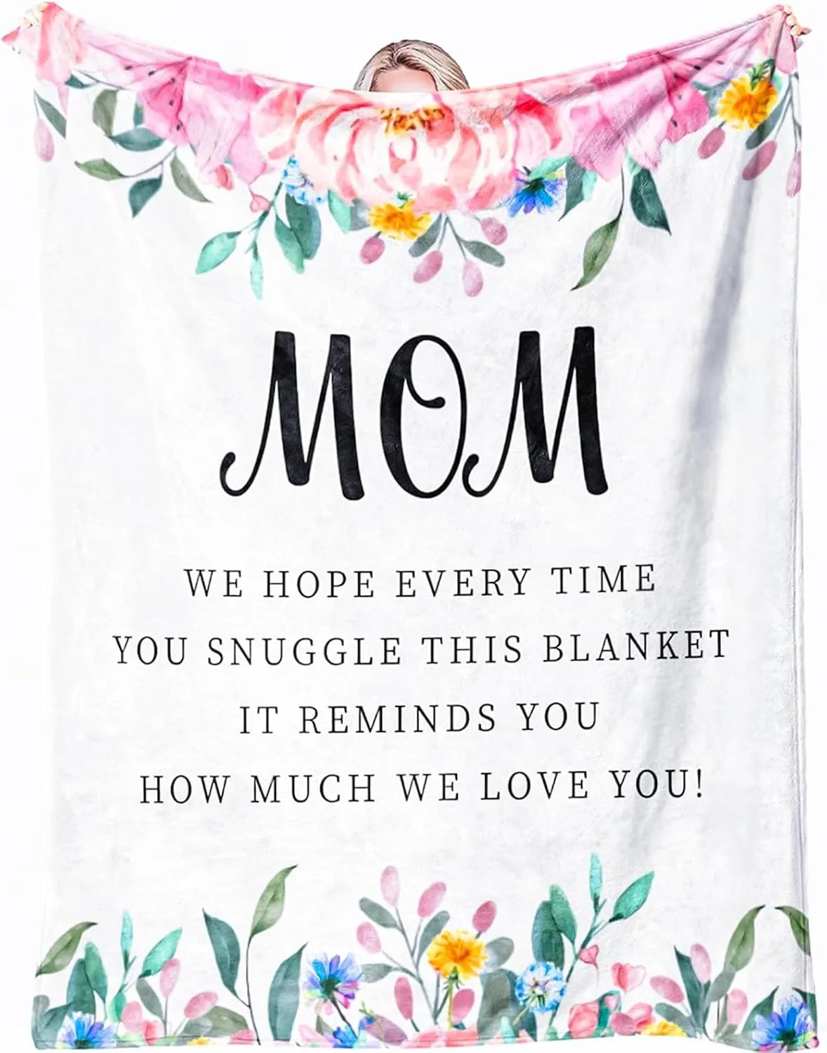 Super Soft Flannel Throw Blanket | Unique Gifts for Mom
