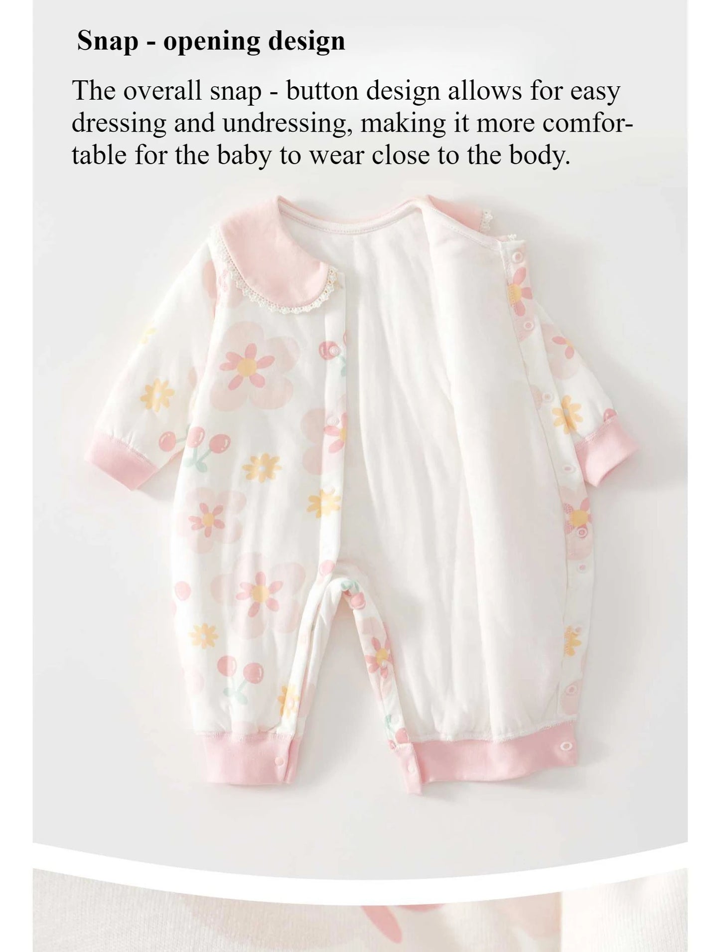 Newborn Baby Cute Cotton Bodysuit | Warm & Comfortable Romper