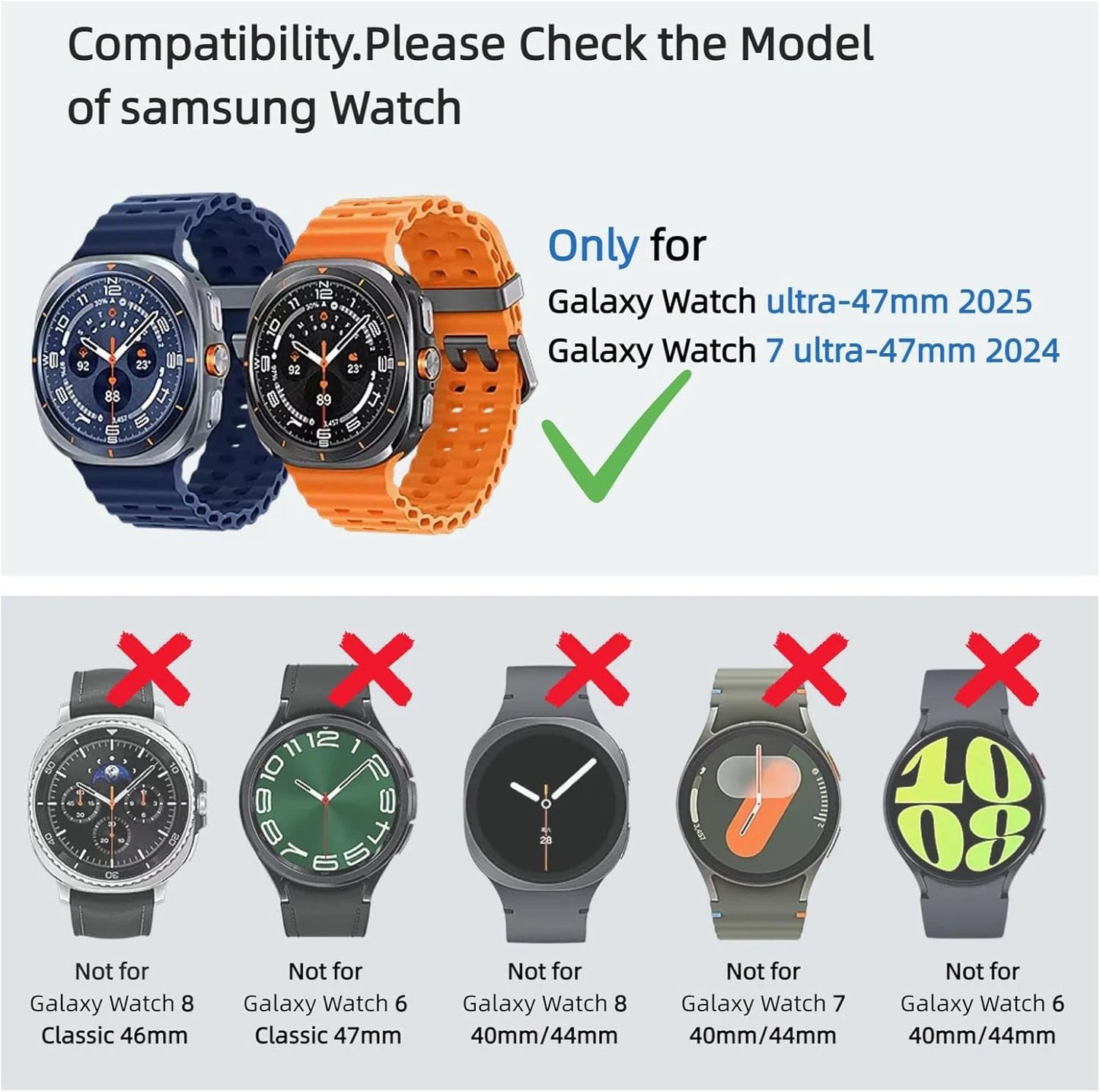 Luminous Ocean Strap for Smartwatch | Sport Silicone Band