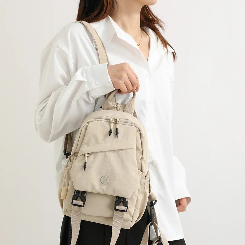 Unisex Lightweight School Backpack | Water-Resistant Nylon Bag
